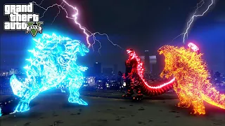 Nuclear Godzilla and Shin Godzilla vs Godzilla Earth ゴジラ・アース GTA V Mods