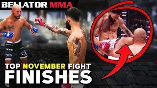 Best Finishes of November in MMA | Bellator MMA