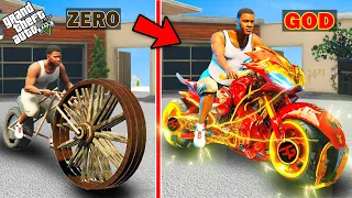 GTA 5 : Franklin Growing Zero To God Bike In GTA 5 ! (GTA 5 Mods)