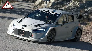 Test Day Ott Tänak | Pre Rallye Monte-Carlo WRC 2022 | Hyundai i20 Rally1  Hybrid [Passats de canto]