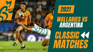 Wallabies vs Argentina | 2021 - Game 2 | Classic Matches