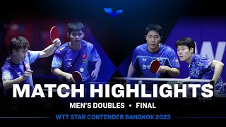 Lim Jonghoon/Jang Woojin vs Lin Gaoyuan/Lin Shidong | MD Final | WTT Star Contender Bangkok 2023