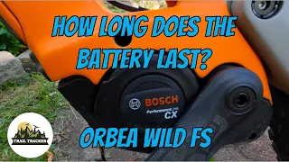 Orbea Wild FS - How long does the battery last?