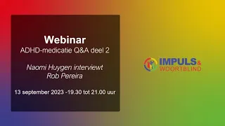 Webinar ADHD medicatie Q & A deel 2