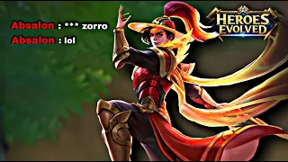 Heroes Evolved - ZORRO CAN 1V5 !!!!!! | Nerf Braga
