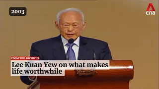 Lee Kuan Yew and what he cherished most in life | From the archives