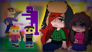 gravity falls react to fnaf(afton family) tik tok реакция гравити фолз на фнаф(афтон семья) 2/2