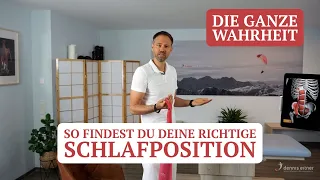 Die Richtige Schlafposition finden - Die ganze Wahrheit | Dennis Eitner