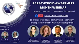 July 2022 - Parathyroid Awareness Month Webinar