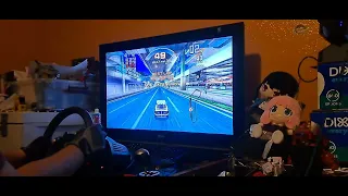 Scud Race (Sega Super Gt) Plus: Dodge Viper MT (Beginner Night) With (Steering Wheel and Shifter)