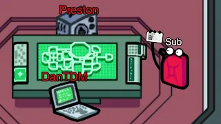 Among Us but the Props FINISHED TASKS ft. DanTDM, Thinknoodles & more! (Mod)