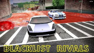 NFS Most Wanted: All Blacklist Entrances | Graphic mod NFS MW 2005