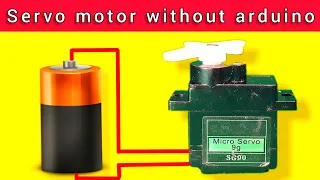 servo motor connection without arduino board