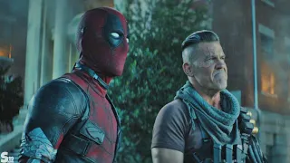 Deadpool & Cable vs Armed Pedophile - Essex House Fights Scene. | Deadpool 2 (2018)