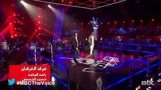 #MBCTheVoice - "الموسم الأول - قصي حاتم و ابراهيم الدواليبي "غرق الغرقان