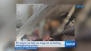 Saksi: 87-anyos na lola na mag-isa sa bahay, natagpuang patay