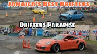Jamaica's best drifters | Porsche GT3 Drifting | Drifters Paradise at The Manning School #porsche