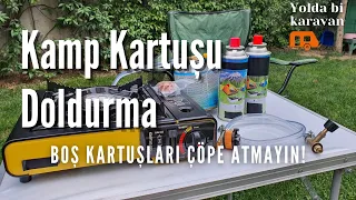 Kamp Kartuşu Doldurma | Boş kartuşları artık atmak yok! 2 kartuş parasına 8 kartuş doldurabilirsiniz