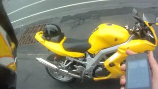 My First Motorcycle Accident unedited RAW footage