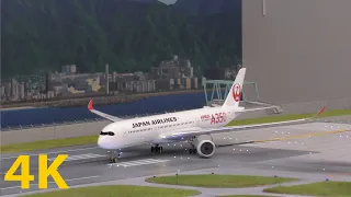 【日本初】スモールワールズ東京（関西空港③）SMALL WORLDS TOKYO（動く巨大ジオラマ）日本航空A350（試験運用中）ミニチュア ワールド Miniature World スモールワールド