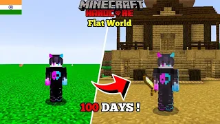 I Survived 100 Days On 3 Layers Of DIRT in Minecraft HardcoreI