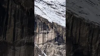 Very unique scene of Avalanche #amazing #nature #skardu #pakistan #adventure #avalanche #travel