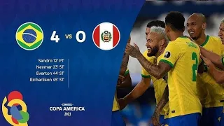 Brazil vs Peru 4-0 - All Goals & Extended Highlights - 2021 HD