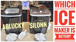 AGLUCKY VS SILONN Ice Maker Machine Comparison