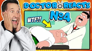 ER Doctor REACTS to Hilarious Family Guy Medical Scenes #4