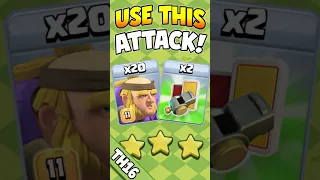 20 x Giant Throwers are UNSTOPPABLE!!! TH16 Attack Strategy #clashofclans #shorts