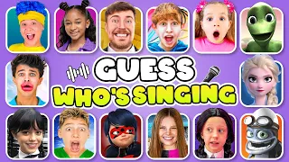 Guess Who Is SINGING? | Lay Lay, King Ferran, Salish Matter, MrBeast , Elsa, Trolls 3