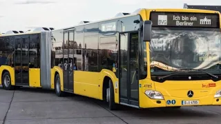 BVG Linie X10 Rammrath-Brücke - S & U Zoologischer Garten Linienkenntnis im MB Gelenkbus 4785