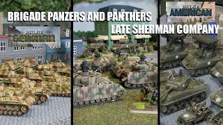 Flames of War Battle Report Panzer Brigade and Shermans Clash