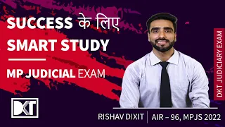 MP Judicial Service Exam 2022 | How To Crack MPJSE in First Attempt | By Rishav Dixit, Rank 96
