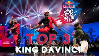 Top 3 dances King DaVinci RedBull Dance #redbulldanceyourstyle