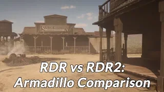Red Dead Redemption vs Red Dead Redemption 2 - Armadillo comparison
