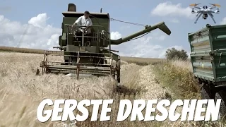 Gerste Dreschen 2014 mit John Deere 935 | German [Full HD]