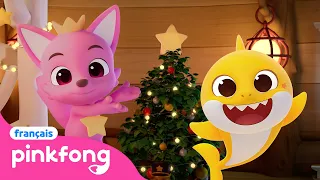 🎄Baby Shark, Prêt pour le Noël ? | +Comptines | Pinkfong en français Chansons pour Enfants