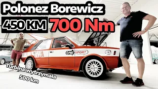 Rajdowy Polonez Borewicz - z silnikiem 4.16 Turbo od Lancii | 0-200 km/h - 18 sekund