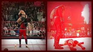 Kane & X-Pac vs The Big Show & Hardcore Holly + Kane Saves X-Pac & Chokeslams Chyna! 6/13/99