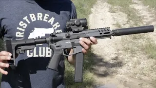 Suppressed CMMG Banshee 45 ACP