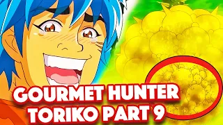 Toriko is shocked by the foul smell of the Durian Bomb | Toriko Part 9