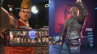 TEKKEN 6 VS. TEKKEN 8 | Character Select Animation