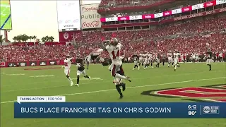 Bucs use franchise tag on WR Chris Godwin for second straight year