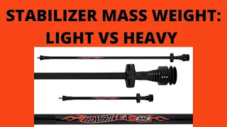 Stabilizer Mass Weight: Light vs Heavy