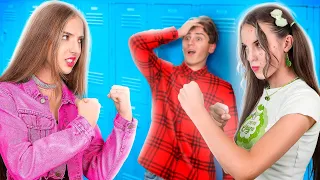 Popular Student VS Nerd || Popular Sister VS Unpopular Brother Switched Up Bodies