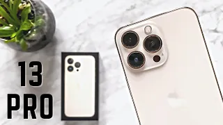 iPhone 13 PRO Gold | Unboxing, Set-up + Camera Test !