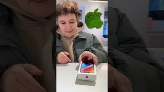 Распаковка Iphone 14 в красном цвете🔥