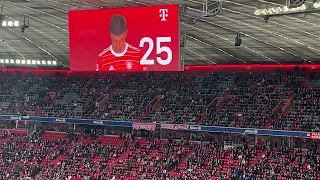 Fc Bayern : VfL Bochum.  Die Mannschaftsaufstellungen 11.2.23