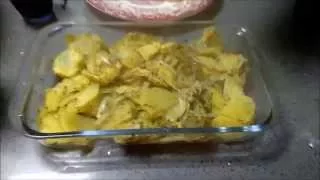 Patatas Panadera en microondas